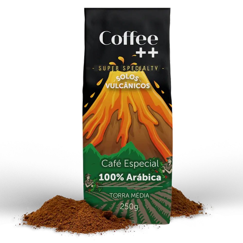 Coffee++ Solos Vulcânicos Moído 250g